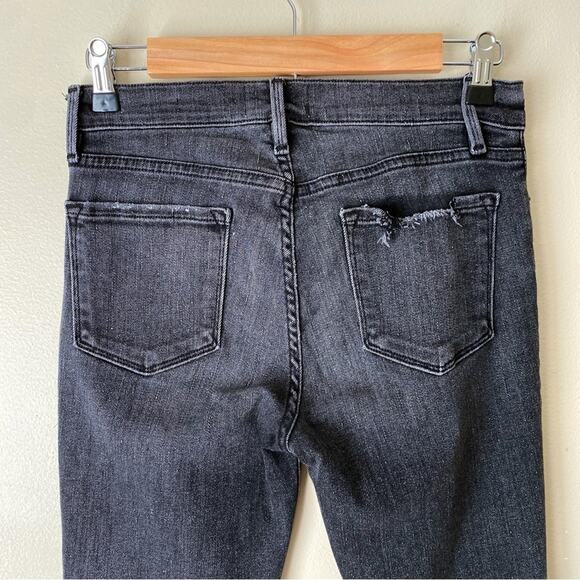Frame Denim | Le Skinny de Jeanne Crop Jeans Jackson Peak Gray Size 29 - Picture 7 of 9